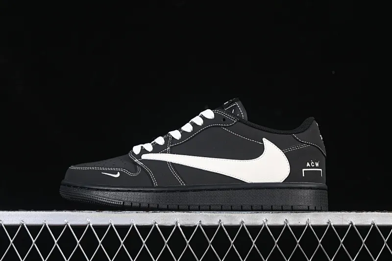 All categories Air Jordan Jordan series basketball shoes Air Jordan 1 Low High-end customized low-top sneakers Travis Scott x Fragment Design x Air Jordan 1 Low OG SP AJ1 Joe 1 joint black and white low-top cultural casual sneakers AC1808-191